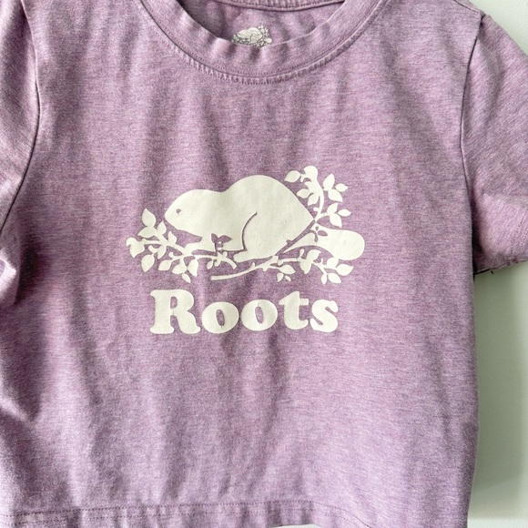 Roots Kids Lavender Short Sleeve Tee 7/8 Years - Picture 3 of 5